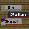 Minecraft Mod : Big Station Signs
