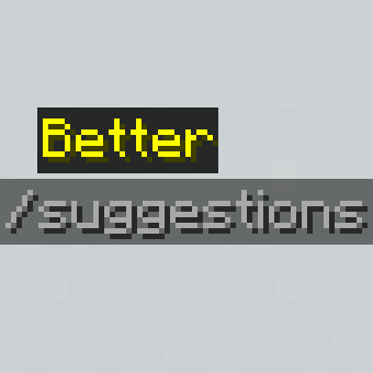 Minecraft Mod : Better Suggestions