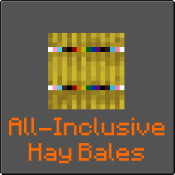 Minecraft Mod : All-Inclusive Hay Bales: Pride Edition