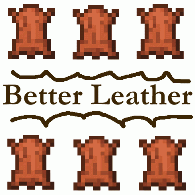 Minecraft Mod : Better Leather