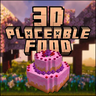 Minecraft Mod : 3D Placeable Food (New Update, Easter touch ups)