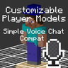 Minecraft Mod :  Customizable Player Models Simple Voice Chat compat