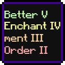 Minecraft Mod : Better Enchantment Order