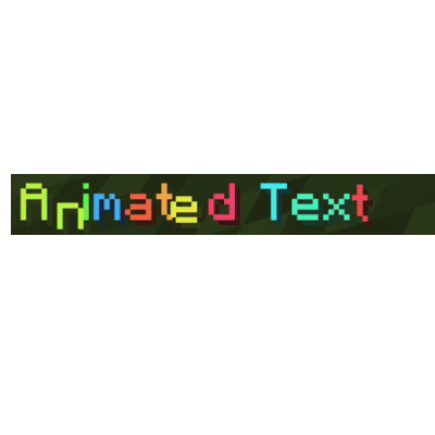 Minecraft Mod : Animated Text