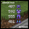 Minecraft Mod : Armor Durability HUD