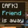 Minecraft Mod : AFK Message