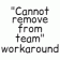 Minecraft Mod : "Cannot remove from team" workaround