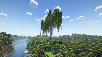 Minecraft Mod : Big Birch Tree 1