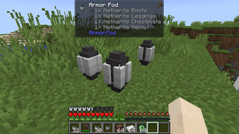 Minecraft Mod : Armor Pod 1