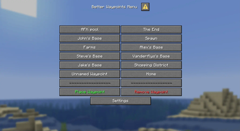 Minecraft Mod : Better Waypoints 1
