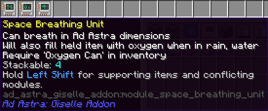Minecraft Mod : Ad-Astra: Giselle Addon 5