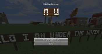 Minecraft Mod : Big Sign Writer 8