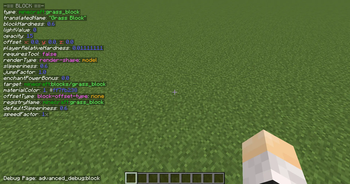 Minecraft Mod : Advanced Debug 1