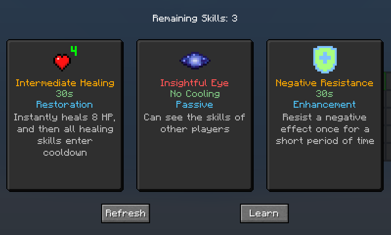 Minecraft Mod : Advanced Skills: Remastered 1