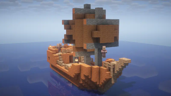 Minecraft Mod : Big Globe - Unwrecked Ships Compatibility 1