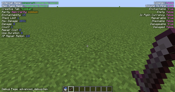 Minecraft Mod : Advanced Debug 2