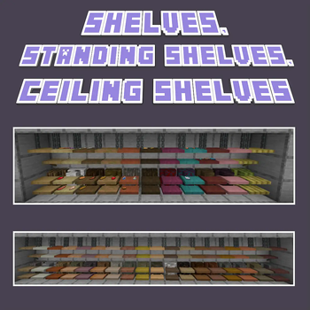 Minecraft Mod : Aesthetic Shelving 1