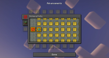 Minecraft Mod : AchieveToDo 13