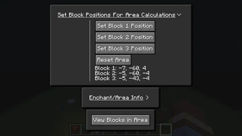 Minecraft Mod : Area Assistor 1