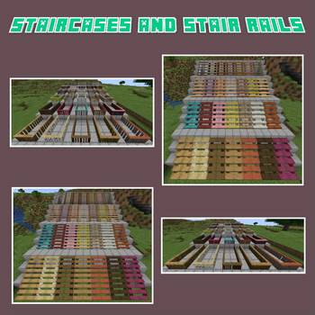 Minecraft Mod : Aesthetic Stairs 1