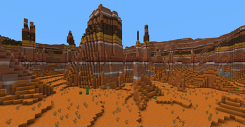Minecraft Mod : Badlands Biomes Dimension 1