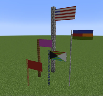 Minecraft Mod : Banner Flags 4