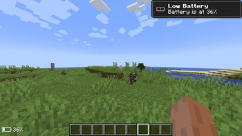 Minecraft Mod : Battery Status Info 1