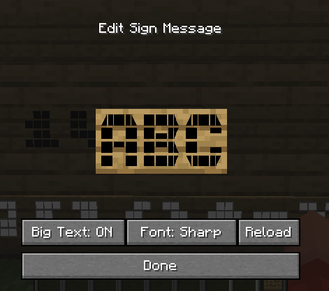 Minecraft Mod : Big Sign Writer 7