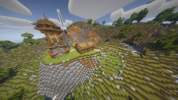Minecraft Mod : Big Globe - Towns and Towers Compatibility 1