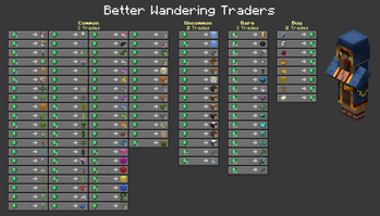 Minecraft Mod : Better Wandering Traders 1