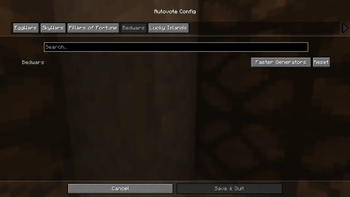Minecraft Mod : AutoVote 2