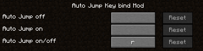Minecraft Mod : AutoJump KeyBind 1