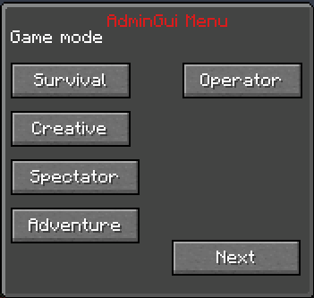 Minecraft Mod : AdminGUI 5