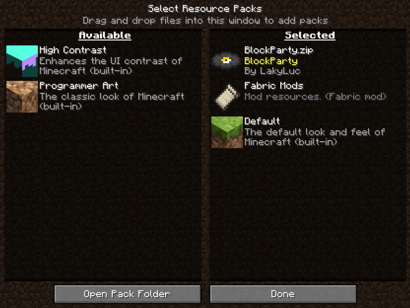 Minecraft Mod : BlockPartyMod 1