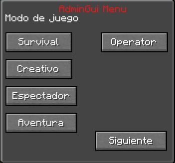 Minecraft Mod : AdminGUI 2