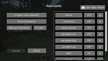Minecraft Mod : AdaptiveHUD 2
