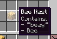 Minecraft Mod : Beehive Tooltip 3