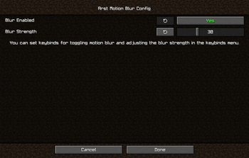 Minecraft Mod : Arst Motion Blur 1