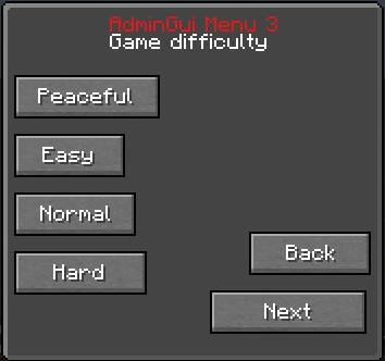 Minecraft Mod : AdminGUI 1