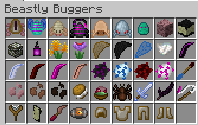 Minecraft Mod : Beastly Buggers 3
