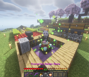 Minecraft Mod : Apple Enchant 1