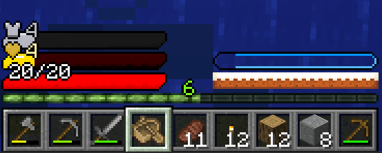 Minecraft Mod : All HUD Bars 2