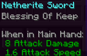 Minecraft Mod : Blessing Of Keep 1