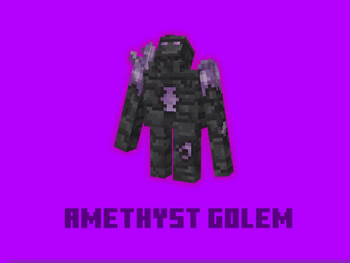 Minecraft Mod : Amethyst Golem Refreshed 3