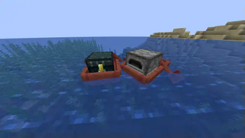 Minecraft Mod : Boat Container 2