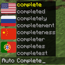 Minecraft Mod : AutoComplete 2