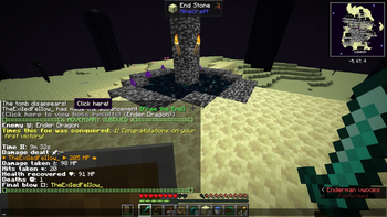 Minecraft Mod : Boss Results 1