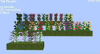 Minecraft Mod : Bunch'a Flowers 2