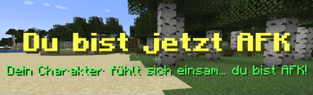 Minecraft Mod : AFK Display Mod 1