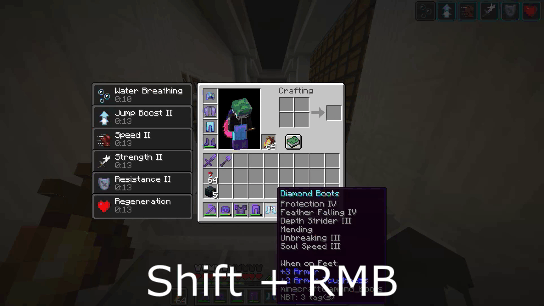 Minecraft Mod : Better Armor Swap 1